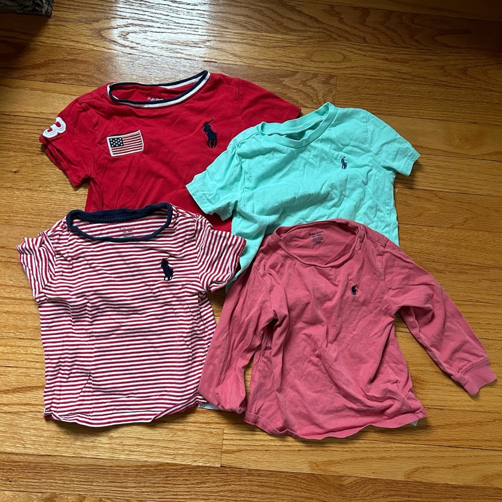 Lot of polo by Ralph Lauren tee shirts - 24M